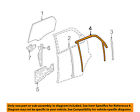 15255583 Gm Oem Window Channel Left