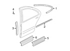 15832539 Gm Oem Impala Window Channel Left New