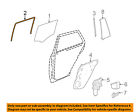 1647350625 Mercedes Oem Window Channel Right