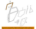 1647350725 Mercedes Oem Window Channel Left