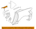 Slk350-support 1726390243 Mercedes Oem Right