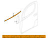 19316881 Gm Chevrolet Window Molding Weatherstrip Left