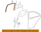 2037350125 Mercedes Oem Window Channel Left