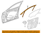 2057254500 Mercedes Oem Front Channel Left