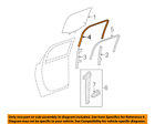 20939317 Gm Oem Window Channel Left