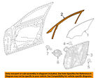 2137252800 Mercedes Oem Front Channel Right