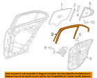2137357300 Mercedes Oem Window Channel Left