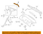 21381502277h52 Mercedes Oem Rail Right