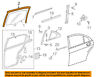 2217356525 Mercedes Oem Window Channel Left