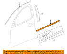 22955407 Gm Cadillac Oem Window Molding Weatherstrip Left