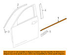 22970642 Gm Cadillac Oem Window Molding Weatherstrip Right