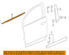 23278141 Gm Buick Oem Window Molding Weatherstrip Right