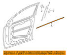 2467250282 Mercedes Oem Window Molding Weatherstrip Right