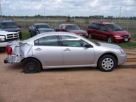 278-58592l Driver Left Rear Door Glass Moveable Fits 04-09 Galant 47054