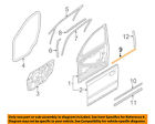 31297660 Volvo Oem Window Molding Weatherstrip Left