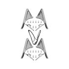 32-22069-1 Macs Auto Parts Wind Wing Bracket Set Die Cast Chrome