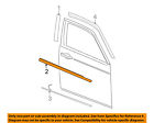 4805997ae Mopar Dodge Chrysler Window Molding Weatherstrip Left