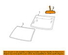 4l3z17700a Ford Oem Windshield-accessory Kit