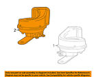 5026986ab Mopar Chrysler Oem-horn