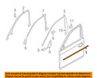 51217207257 Bmw Oem Window Series Molding Weatherstrip Left