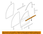 51337119981 Bmw Oem Window Molding Weatherstrip Left