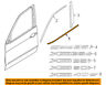 51337289619 Bmw Oem Window Molding Weatherstrip Left