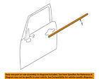51337322514 Mini Oem Window Molding Weatherstrip Right