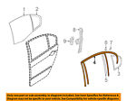 51348266126 Bmw Oem 01-05 325i Glass-rear