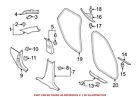51438047714 Genuine Bmw For Windshield Post Trim Right