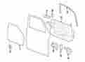 55112390ab Dodgeram Chrysler Oem Dodge Door Glass Image 1