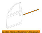 5c6837476c3q7 Volkswagen Door Window Sweep-belt