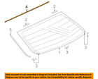 6102a558 Mitsubishi Oem Lancer Rear Window