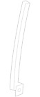 61240fj0109p Subaru Genuine Lower Channel