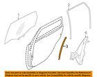 62240sg010 Subaru Oem 14-16 Forester Glass-rear Door-lower