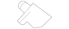 62377-74010 Toyota Scion Genuine Quarter Glass Lower Clip