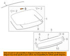 6278547010 Toyota Oem Prius Lift Glass Spacer