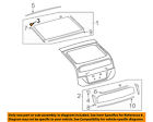 6481847060 Toyota Oem Prius Liftgate Tailgate Glass Spacer Right
