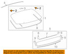 6481947080 Toyota Oem Prius Lift Glass Spacer Left