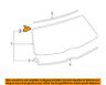 6482752070 Toyota Oem Gate Glass Clip Right
