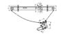 660121 Tyc Power Window Motor And Regulator Fits Honda 762405290645