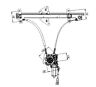 660177 Tyc Power Window Motor And Regulator Assembly Front 762405291154