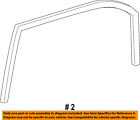 68040038ae Mopar Dodge Chrysler Oem Charger Front Channel Right