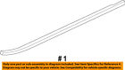 68144974ac Mopar Chrysler Oem Window Molding Weatherstrip Right