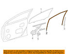 6815102310 Toyota Oem Corolla Front Channel Left