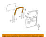 6815204010 Toyota Oem Tacoma Window Channel Left