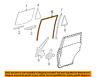 6815235050 Toyota Oem Window Channel Left