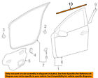 6816052210 Toyota Oem Prius Window Molding Weatherstrip Right
