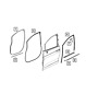 68188785ae Mopar Chrysler Genuine Front Door Glass Weatherstrip Left