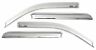 684167 Auto Ventshade Avs Ventvisor Outside Mount Chrome Pc 725478167412