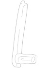 6c2z-1521536-aa Ford Genuine Run Channel